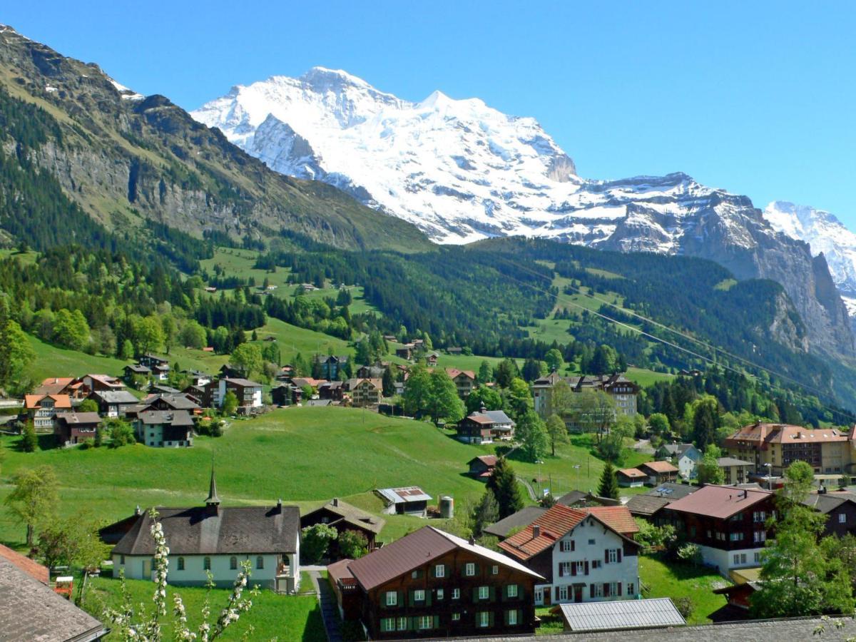 Apartment Rose Studio Y By Interhome Wengen Esterno foto